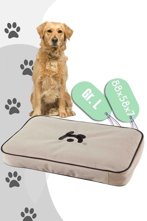 Actual product image Maelson Dog Cushion Lounge Mat cream for Soft Kennel 92 (88x58x7cm) (Dog)
