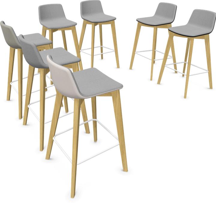 Actual product image Narbutas Twist & Sit Bar Stool