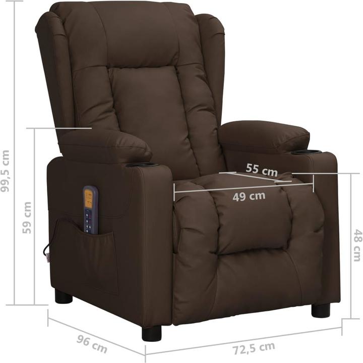 Image du produit vidaXL Fauteuil de massage électrique
