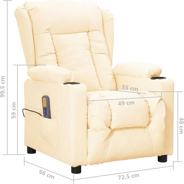 Image du produit vidaXL Fauteuil de massage électrique
