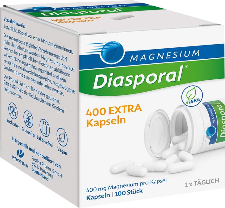 Produktbild magnesium diasporal 400 extra Kapseln, 100 St. Kapseln (100 Stück, Kapseln)