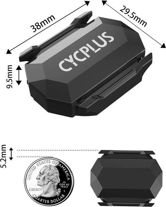 Actual product image Cycplus Cadence speed sensor C3