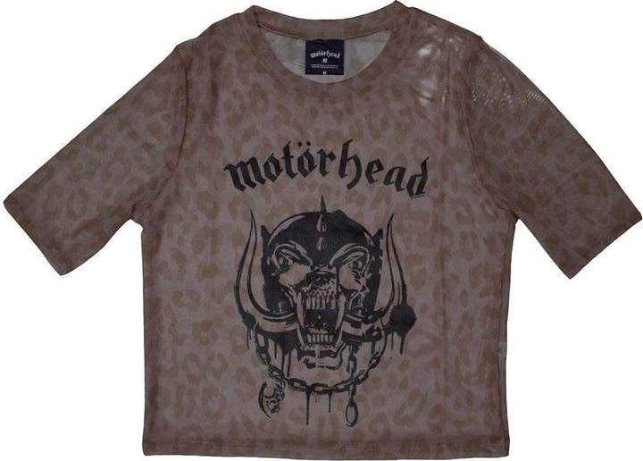 Actual product image Motorhead Womens/Ladies War Pig Mesh Crop Top (XXL)