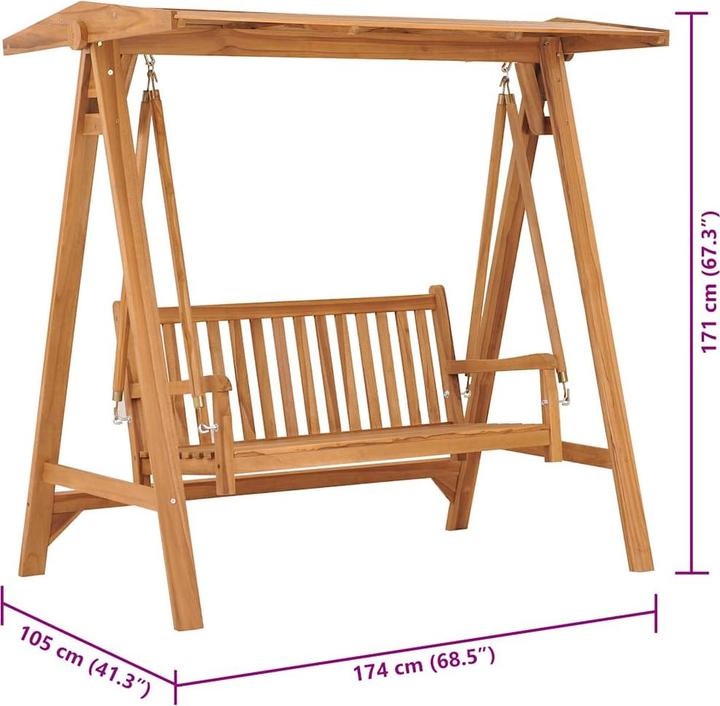 Image du produit vidaXL Hollywoodschaukel