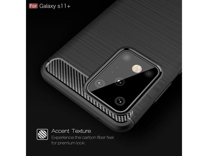 Image du produit Screenguard Samsung Galaxy S20 Ultra Housse Carbon Brushed Soft TPU (Samsung Galaxy S20 Ultra)