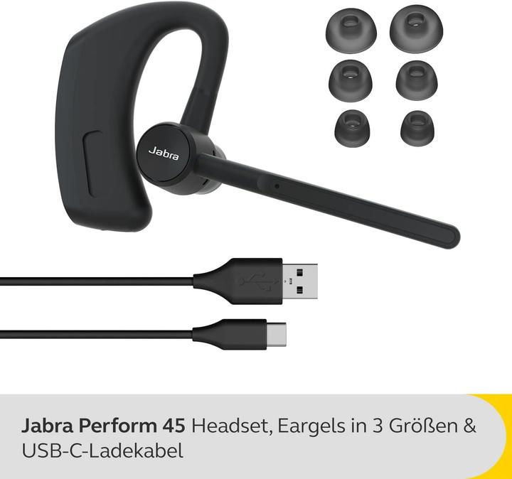 Immagine prodotto Jabra Perform 45 Mono NC (Senza fili, USB-C)