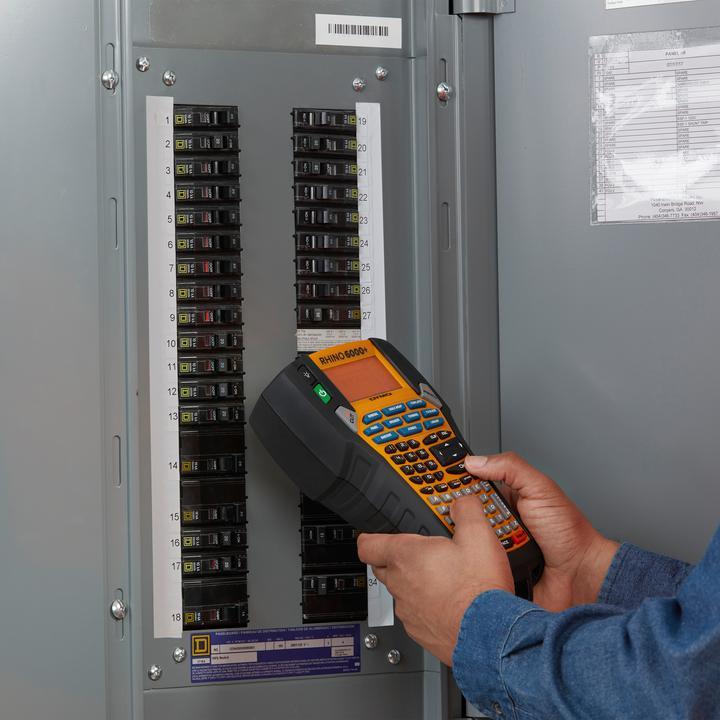 Actual product image Dymo Rhino 6000+ in a sturdy hard case ABC UK