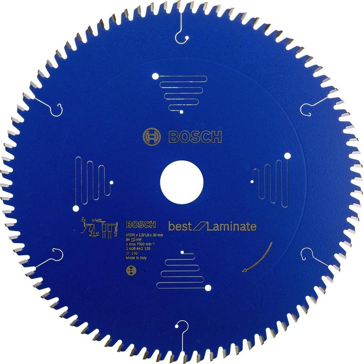 Produktbild Bosch Professional Zubehör Kreissägeblatt Best for Laminate, 254 x 30 x 2,5 mm, 84