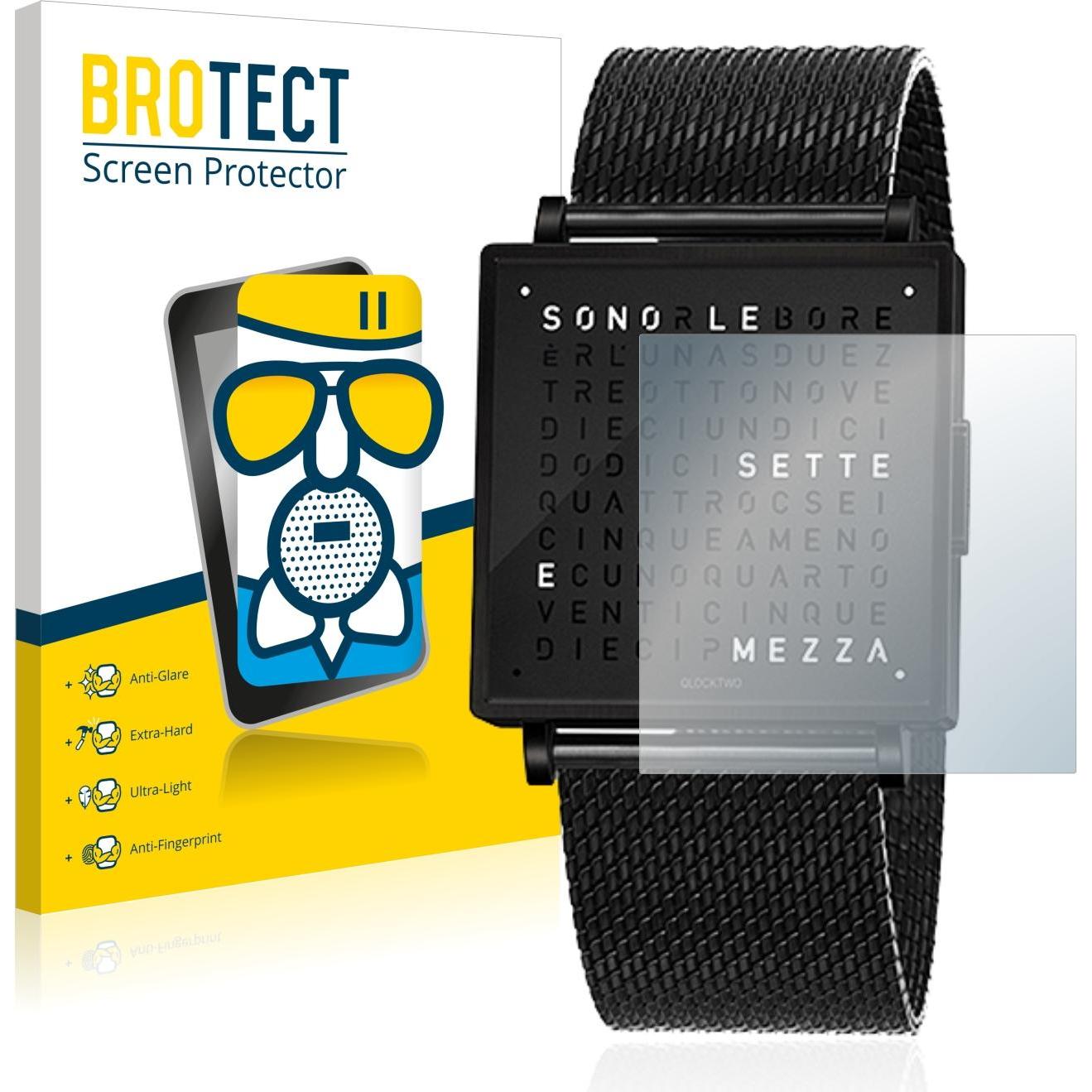 BROTECT Schutzglas Schutzfolie Displayschutz Display Schutz Glas Panzer Folie matt, Smartwatch Schutzfolie, Grau