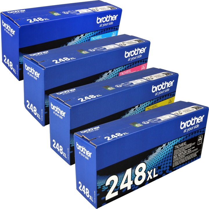 Produktbild Brother 4 Toner TN-248XL Multipack K C M Y 4-farbig (M, C, Y, BK)