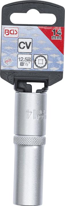Actual product image BGS Socket, 12-point, deep 12.5 mm (1/2") Drive 14 mm (14 mm)