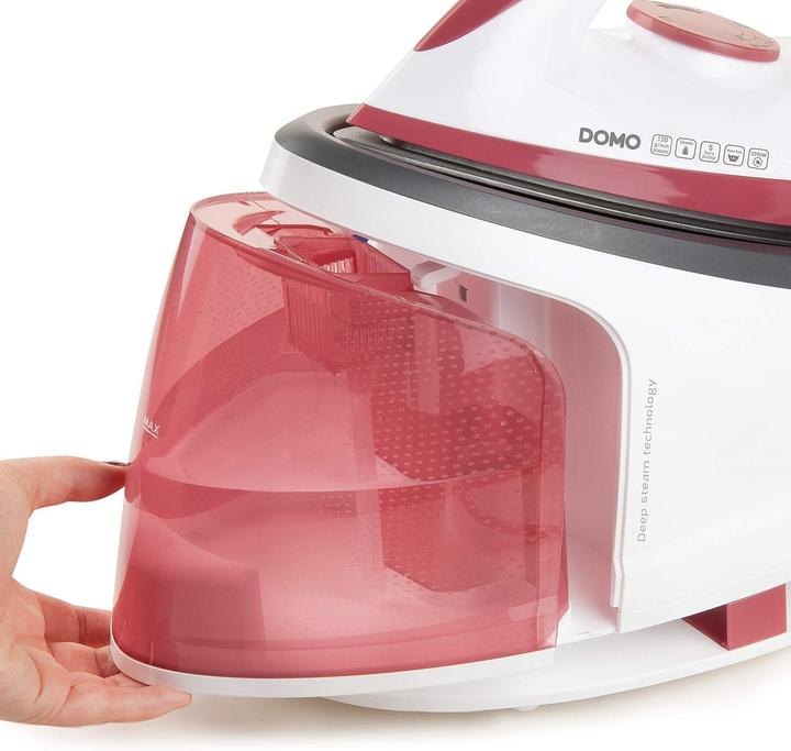 Produktbild Domo DO7114S Dampfbügelstation 2200W Pink, Weiss (2200 W, 120 g/min)