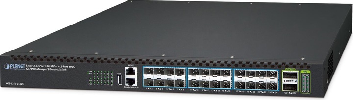Immagine prodotto Planet Switch gestito 24 porte SFP+ Layer 3 XGS-6350-24X2C