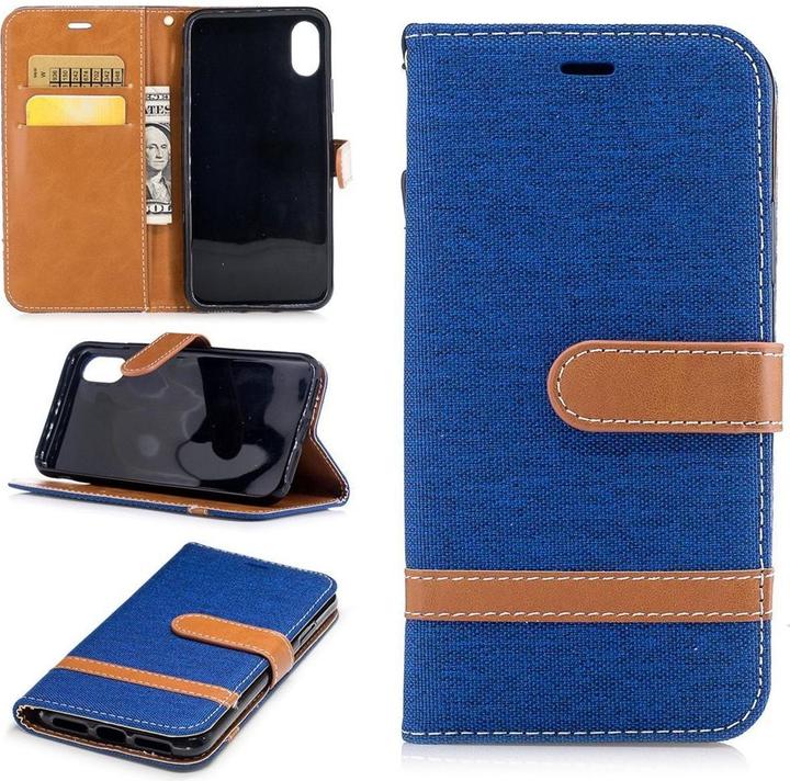 Produktbild König Design Hülle Handy Schutz für Apple iPhone X Case Cover Tasche Wallet Etui Handyhülle (Apple iPhone X)