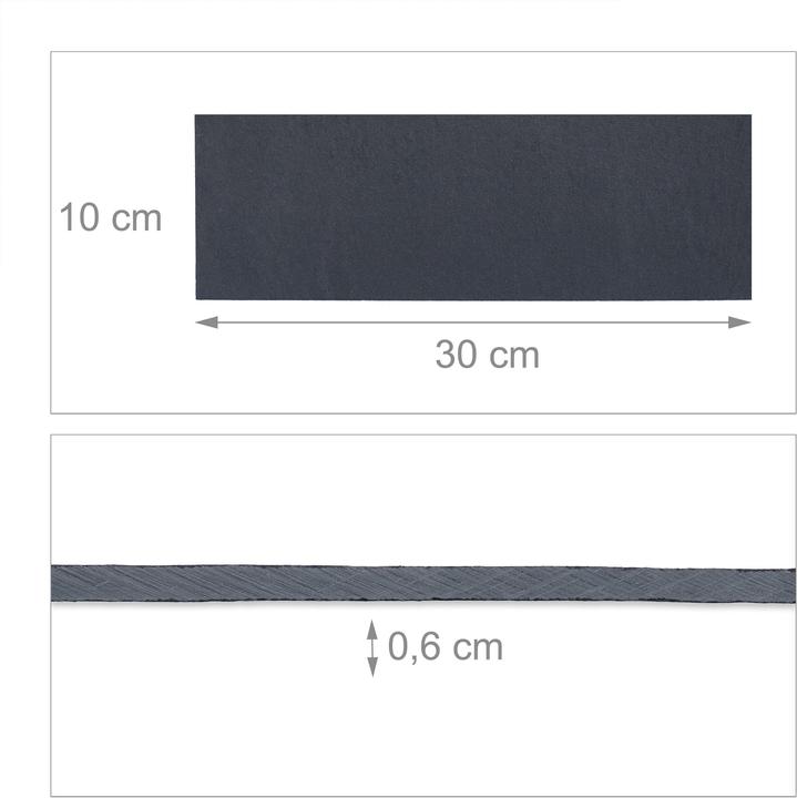 Actual product image Relaxdays 6x slate-plates