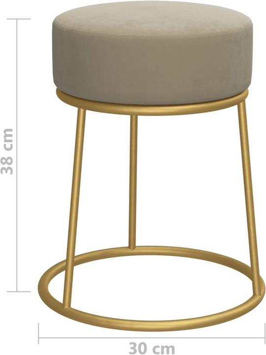 Actual product image vidaXL Stool