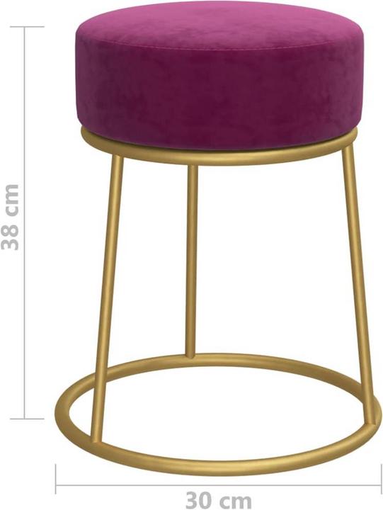 Actual product image vidaXL Stool