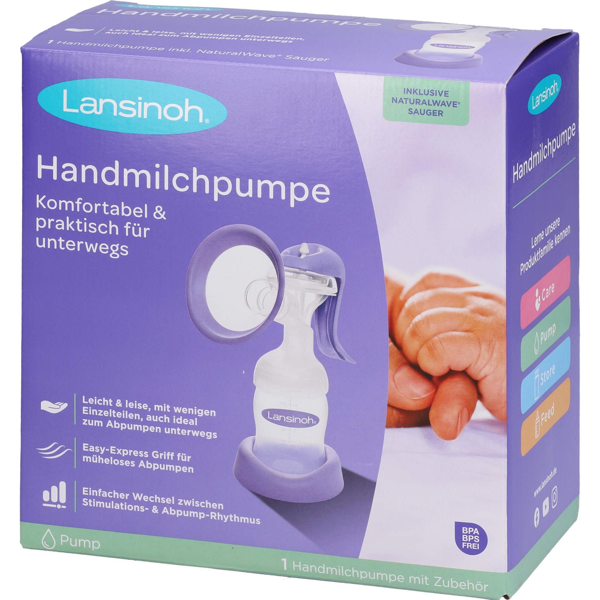 Thumbnail - Lansinoh, Milchpumpe, Handmilchpumpe (Weithals), 1 St