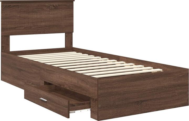 Actual product image vidaXL Modernes Bett (90 x 190 cm)
