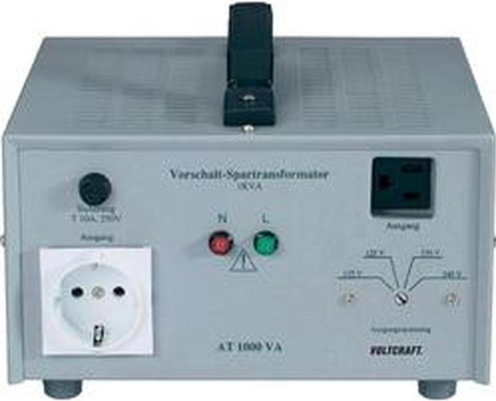 Produktbild Voltcraft AT-1000 NV Vorschalt-Transformator Spannungswandler 115/125/230/240 V/AC