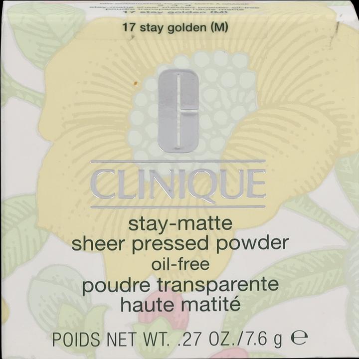Actual product image Clinique Stay Matte (17 Stay Golden)