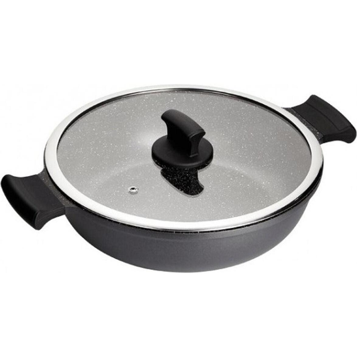 Inoxibar Casserole with lid ABSOLUT, Padella + Pentola, Grigio