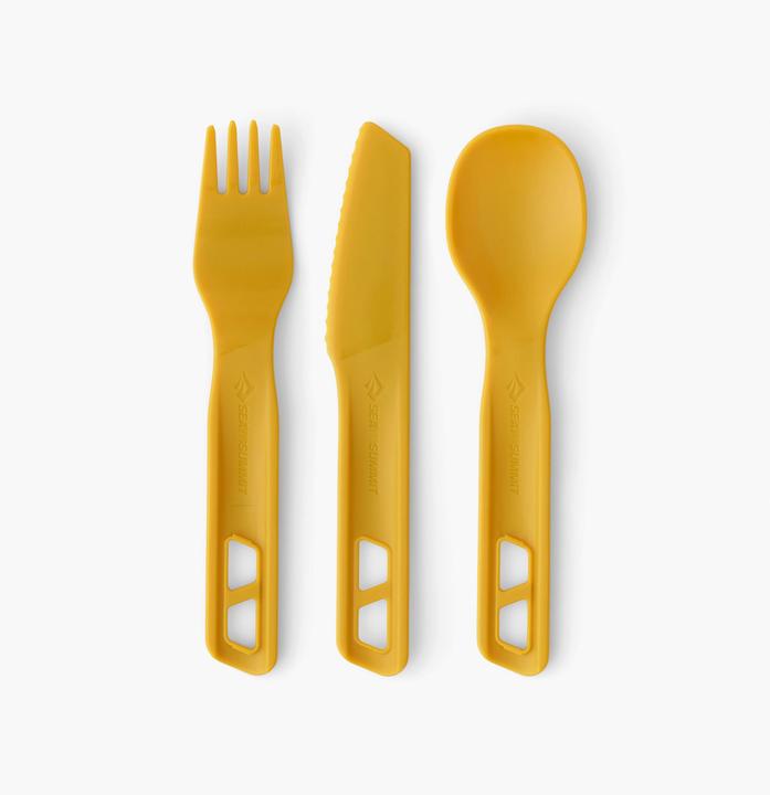 Actual product image Sea To Summit Passage Cutlery Set - (3 Piece) - Yellow