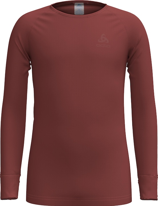 Actual product image Odlo Kid's Base Layer Top Crew Neck L/S Active Warm Eco (128)