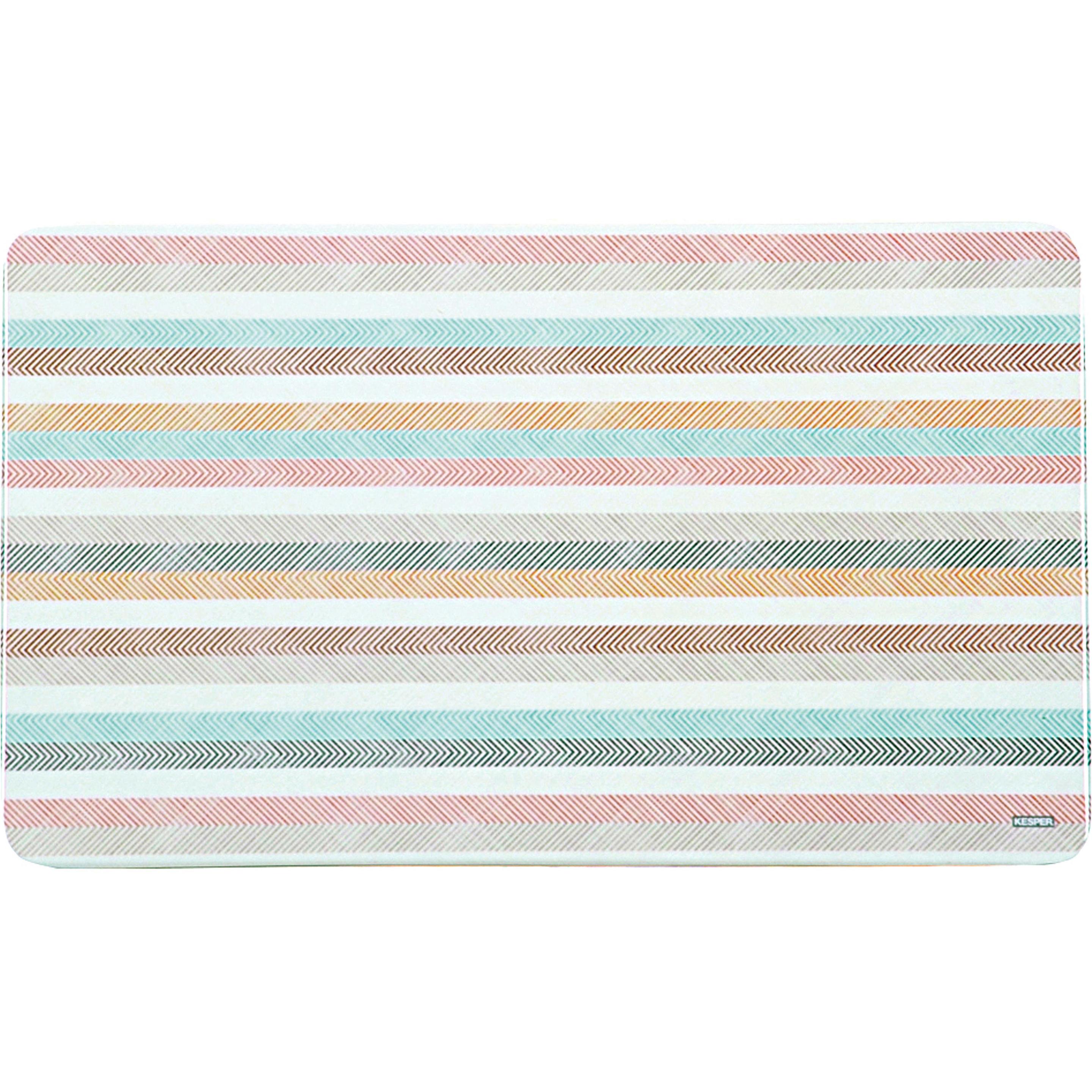 Kesper Multicolore Bordo 'Strisce, Tagliere,