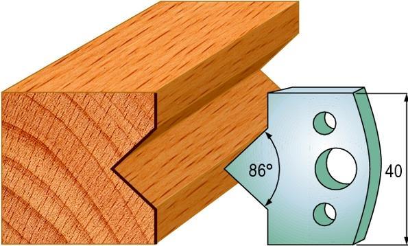 Actual product image CMT 690.035 Profilmesserpaar Höhe 40 mm Nummer 35