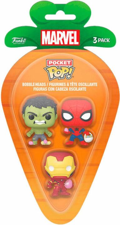 Image du produit Funko Marvel pack 3 figurines Pocket POP! vinyle SM/IM/H 4 cm