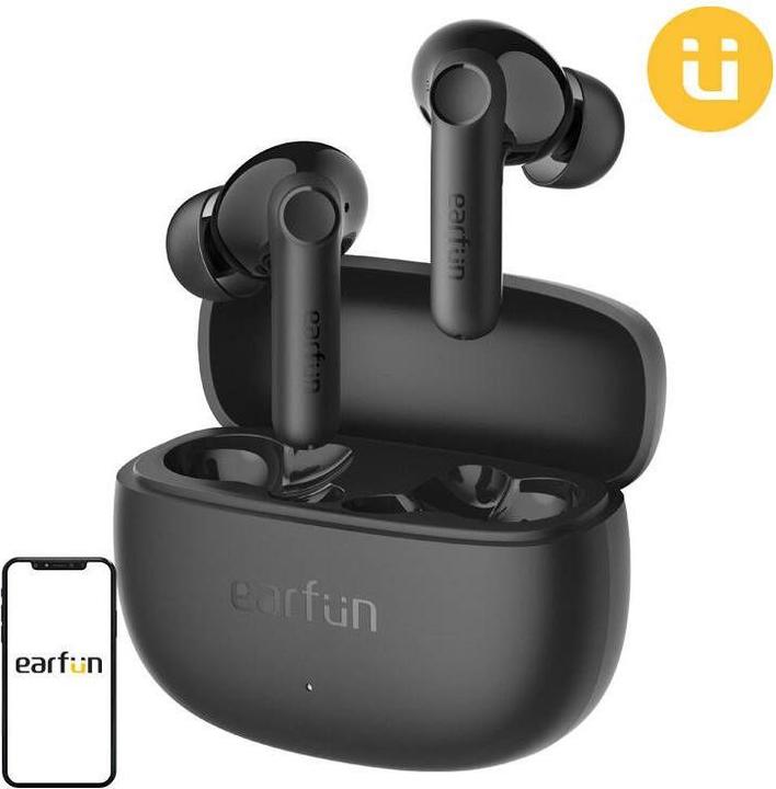 Image du produit EarFun Casque TWS Air life (noir) (ANC, 35 h, Sans fil)