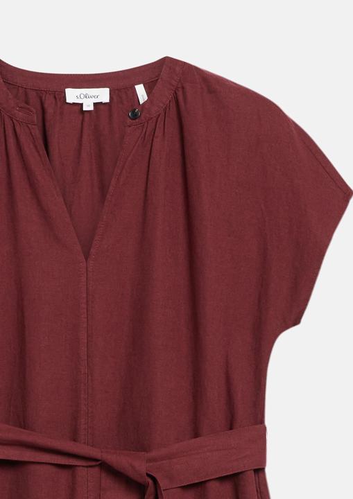 Produktbild s.Oliver Leinenmix-Kleid mit Eingrifftaschen (38)