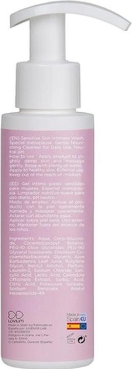 Immagine prodotto Lovium Gel intimo per donne in menopausa Speciale Igiene Vaginale Arricchito con Aloe Vera Senza Parabeni (100 ml, Gel intimo)