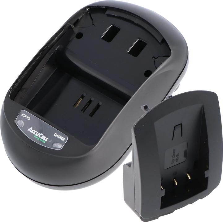 Actual product image AccuCell Schnell-Ladegerät passend für Canon NB-3L (Camera battery charger)