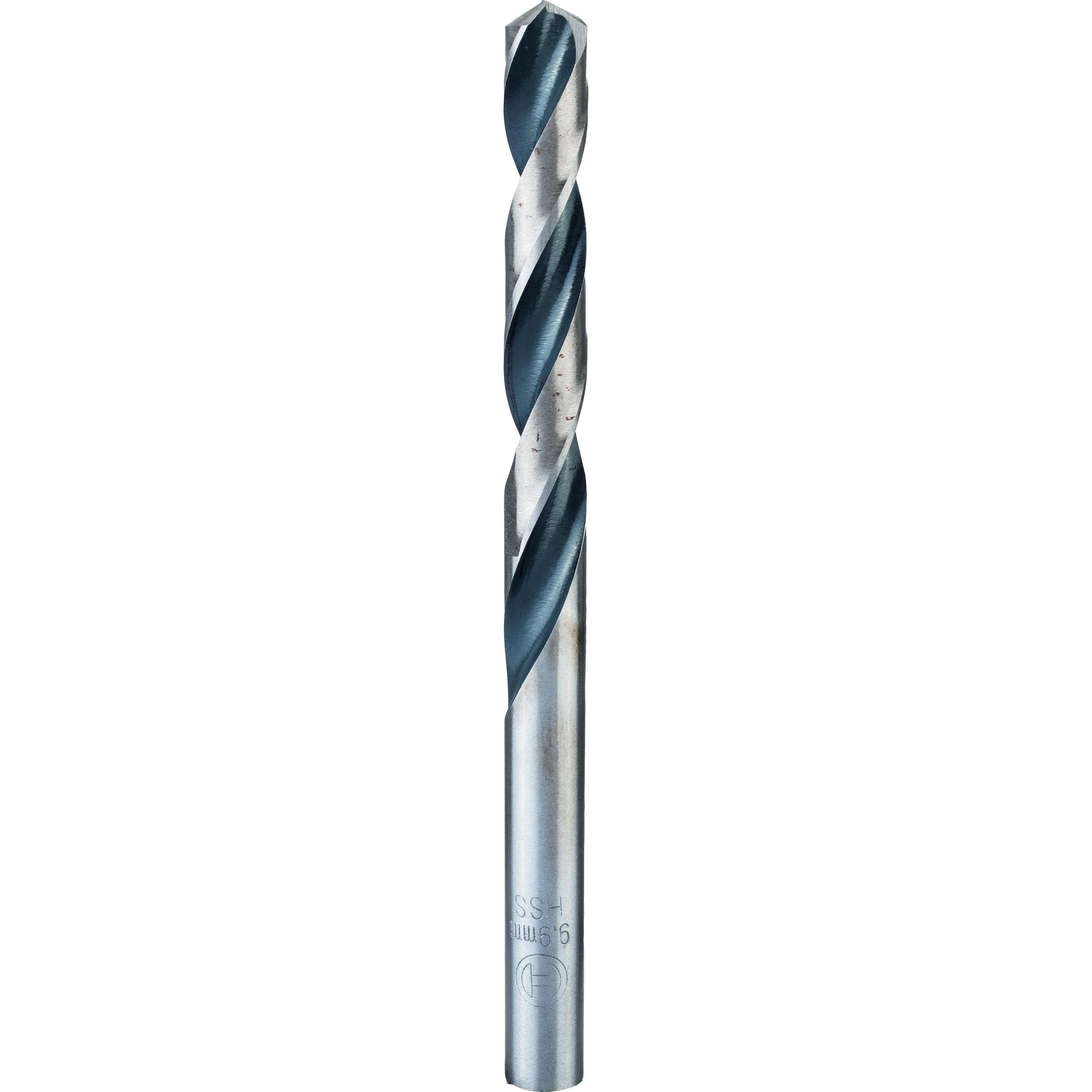 Bosch Professional Zubehör, Bohrereinsatz, Metallspiralbohrer HSS PointTeQ, DIN 338, 9,9 mm, 10er-Pack (9.9 mm)