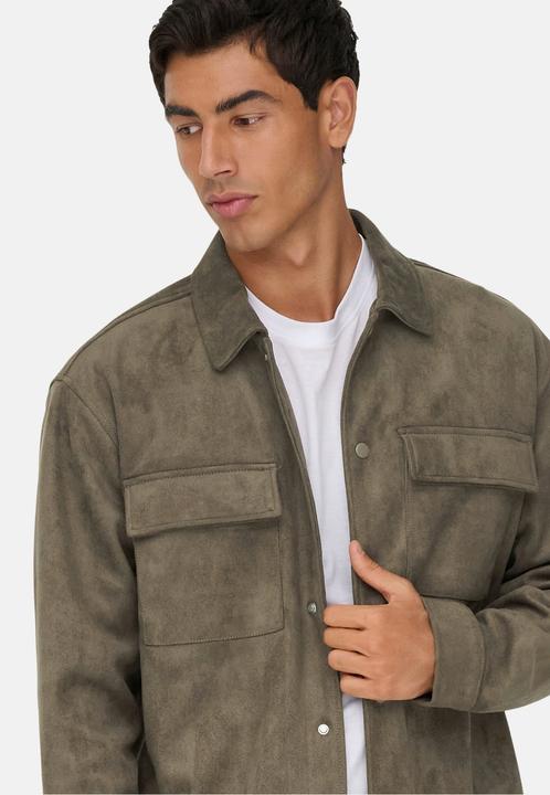 Produktbild Only & Sons Jacke ONSRAVI Lederjacke (S)