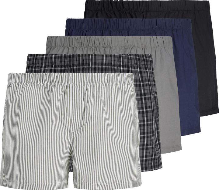 Immagine prodotto Jack & Jones Jacmilano Woven Boxers 5 Pack Pls Sn (3XL, Confezione da 5 pezzi)