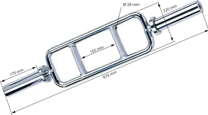 Image du produit Fitcom Barre de marteau 50mm