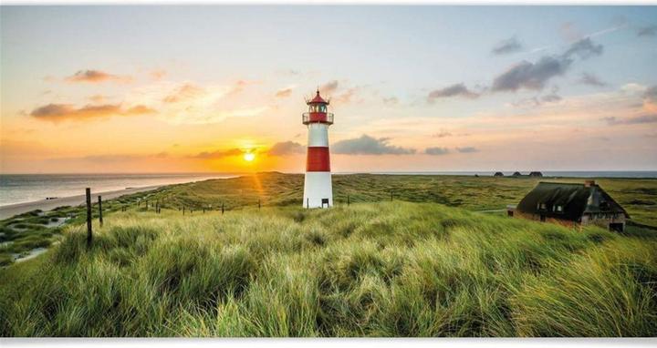 Trenddeko Poster Leuchtturm auf Sylt 200 x 100 cm, Papier