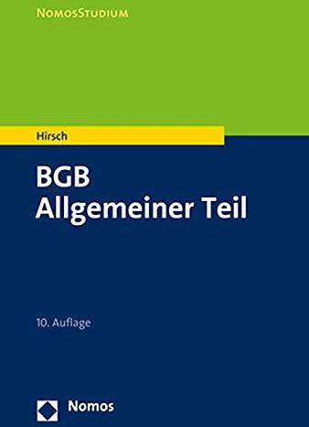 Produktbild Bgb (Deutsch, Christoph Hirsch, 2019)