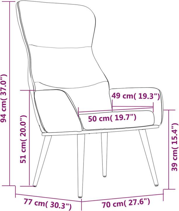 Produktbild VidaXL Relaxstuhl