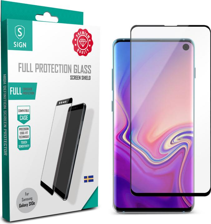 Produktbild SIGN Galaxy S10e Full Cover Screen Protector Tempered Glass (Samsung Galaxy S10e)