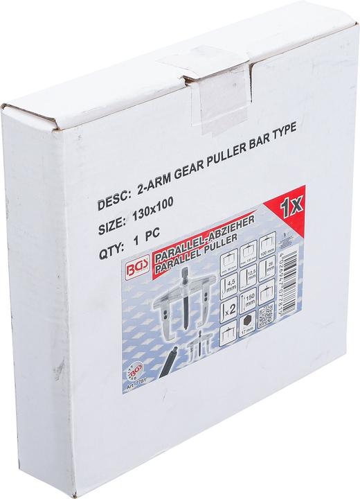 Actual product image BGS Parallel Puller, fine Thread, 2-legs 50 - 130 mm