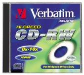 Actual product image Verbatim CD-RW, 700MB, 12x, pack of 10 (10 x)