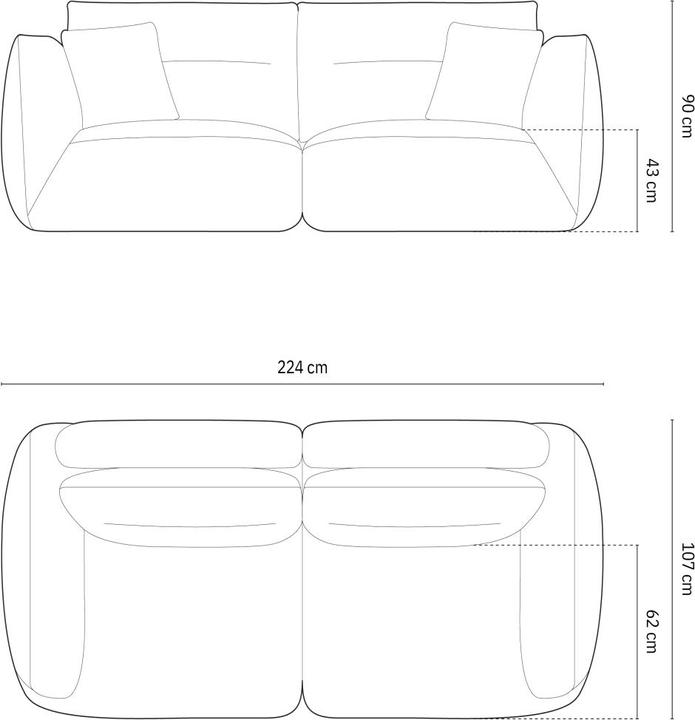 Nährwerte und Zutaten CXL by Christian Lacroix Maurie (3-Sitzer)