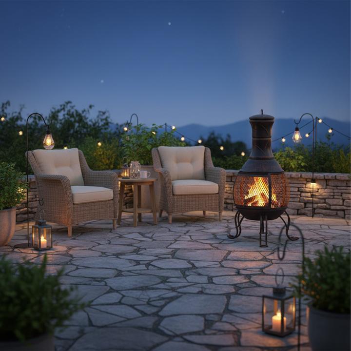 Produktbild Relaxdays Aztekenofen