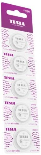 Image du produit Tesla Piles CR2032 (19320520) Lithium 225 mAh (5 pcs/pack) (5 pcs, CR2032, 225 mAh)