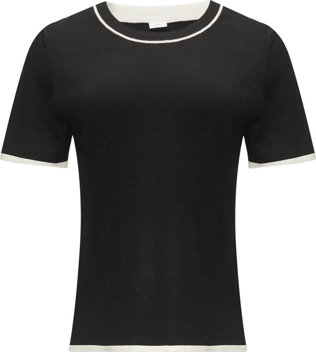 Produktbild s.Oliver Strickpullover Strick-Shirt mit Kontrast-Details (34)