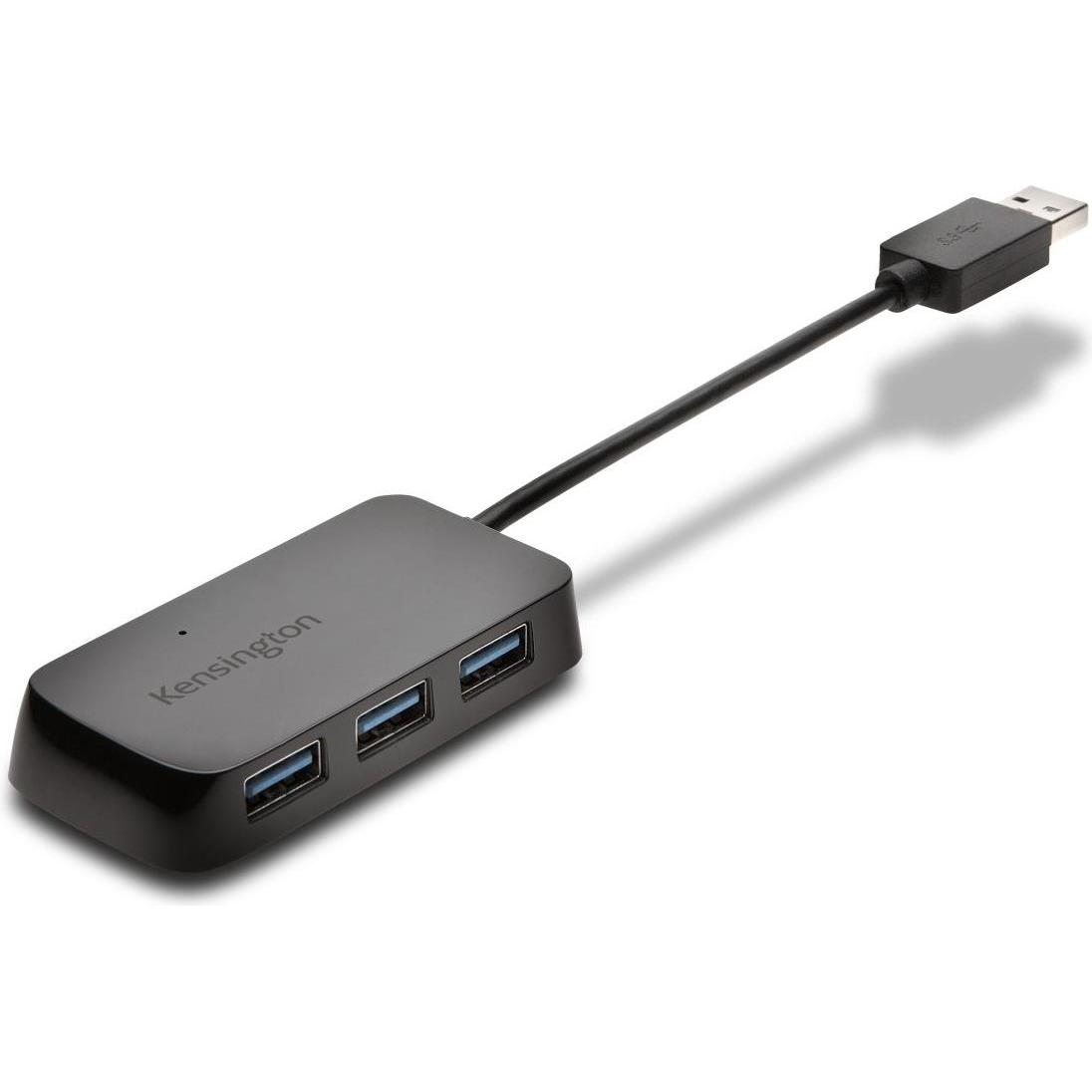 Thumbnail - Kensington Uh4000 (USB-C, 4 Ports), Dockingstation + USB Hub, Schwarz